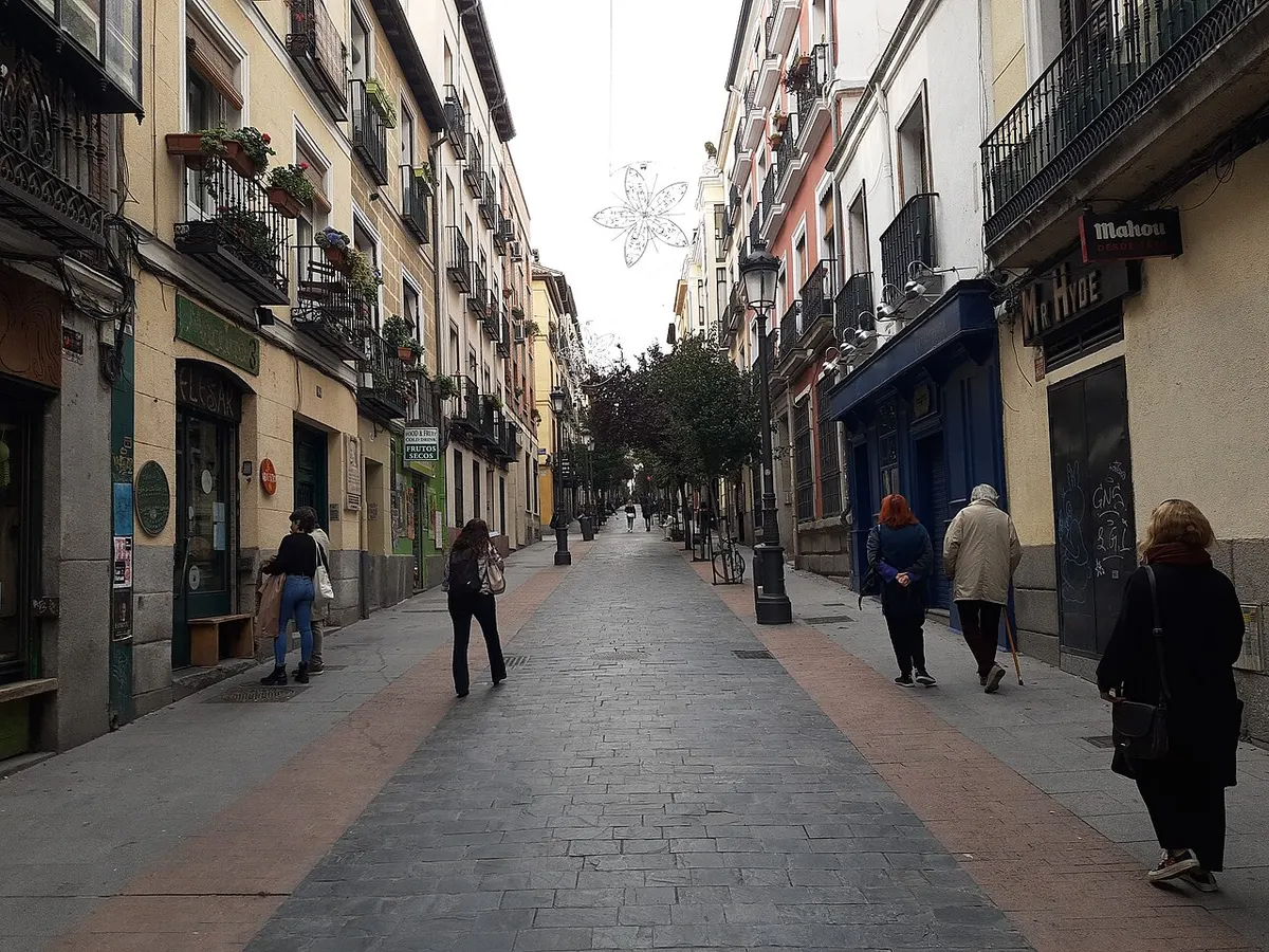Calle de las Huertas, en el Barrio de las Letras de Madrid
